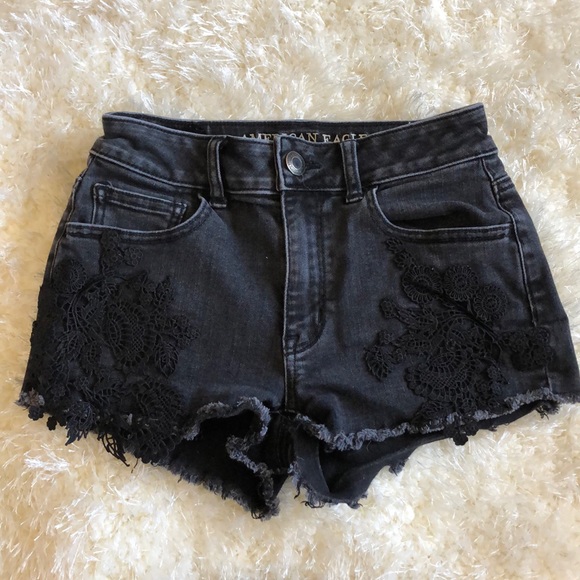 American Eagle Outfitters Pants - AE Shortie Black Shorts